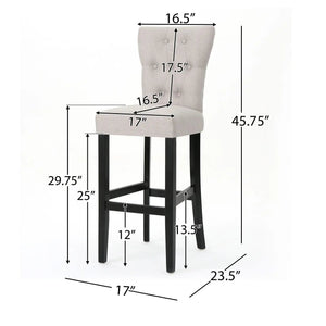 Elegant Barstool Set With Cushioning