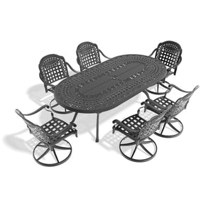 7-Piece All-Weather Cast Aluminum Dining Set