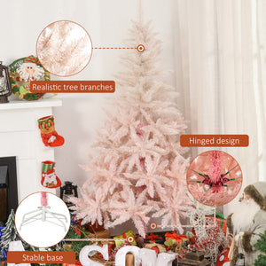 HOMCOM 7ft Unlit Spruce Artificial Christmas Tree