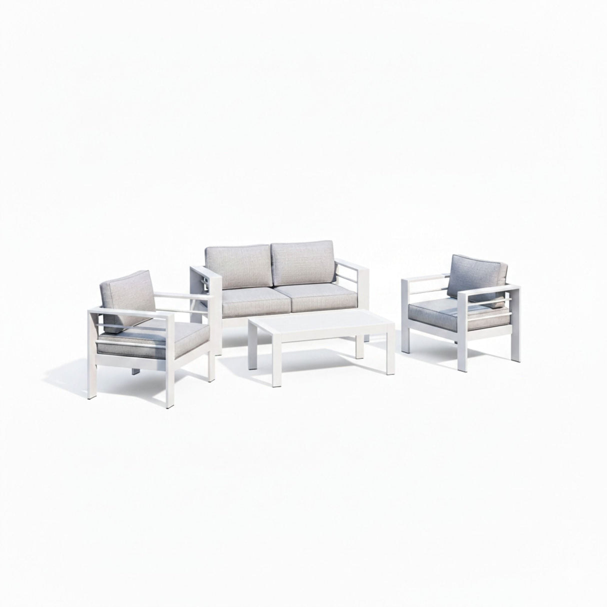 Outdoor Patio Set With All-Weather Thick Cushions