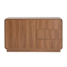 Sideboard, Wide Storage With 2 Doors And 3 Drawers