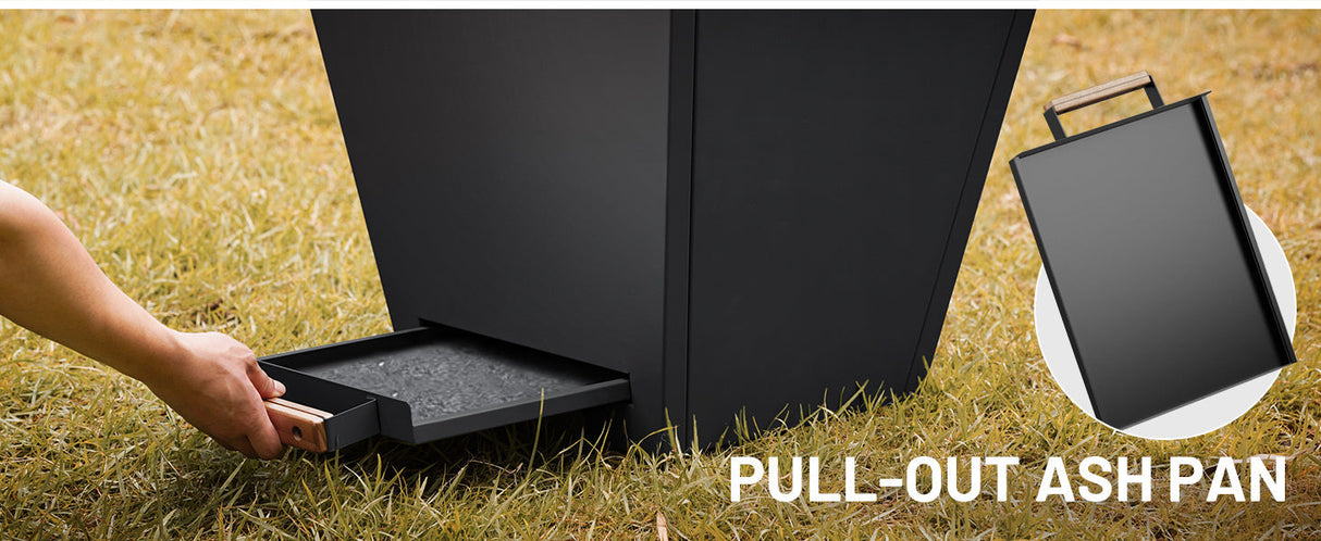 Cyberpit One Pro 25 Inch Smokeless Fire Pit Black