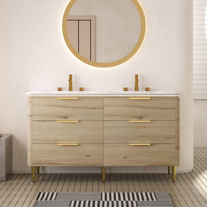 Amara 60" Bathroom Vanity & Sinks