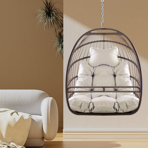 Khaki Hanging Swing Egg Chair