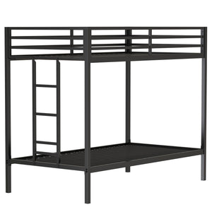 Adam - Twin Over Twin Bunk Bed - Black