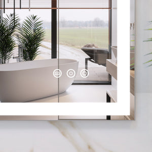 32x40 Inch LED Bathroom Vanity Mirror