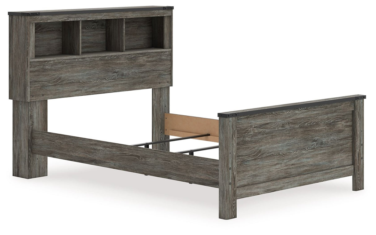 Frandern - Bookcase Panel Bed