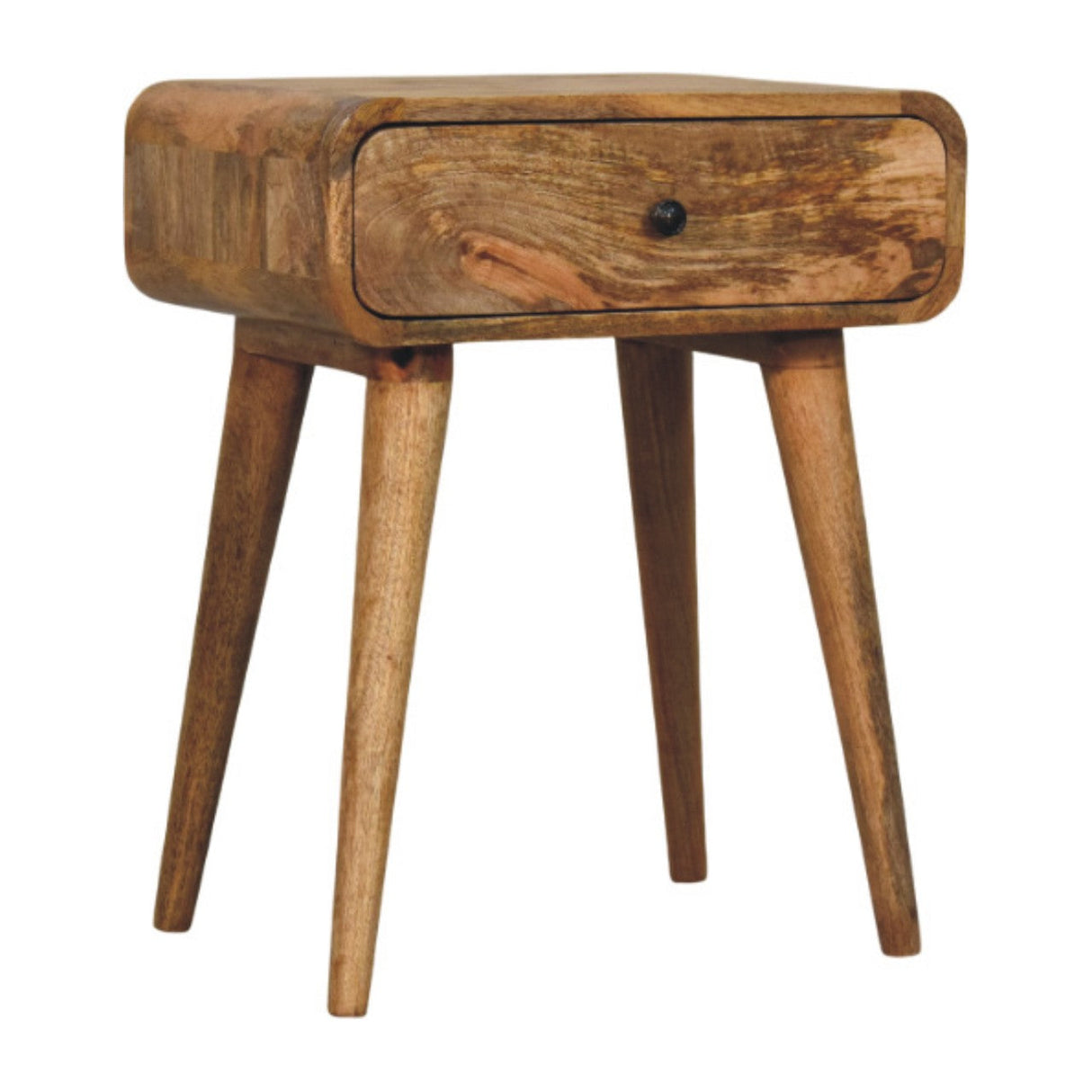 Solid Wood Avora Nightstand with 1-Drawer, Oak-ish