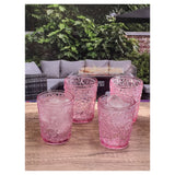 Paisley-Acrylic-Glasses-Drinking-Set-of-4-(13oz)-Drinkware-Sets