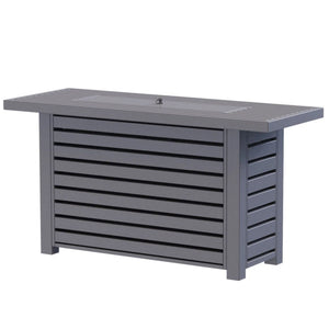 Propane / Gas Outdoor Fire Pit Table With Lid