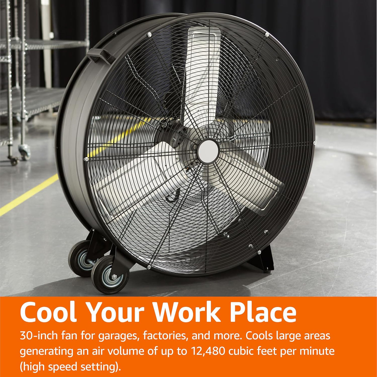 30In. High Velocity Drum Fan