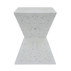 14.75" Lightweight Concrete Outdoor Accent Table