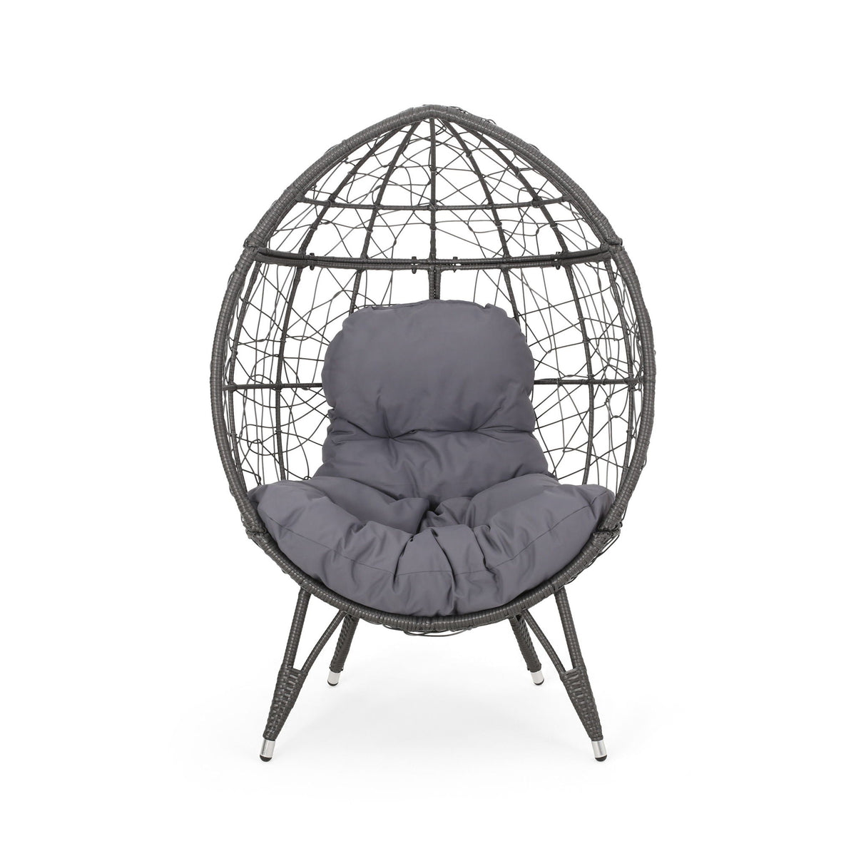 Cosmos - Round Hammered Iron Teardrop Chair