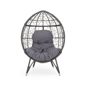 Cosmos - Round Hammered Iron Teardrop Chair