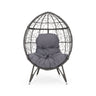 Cosmos - Round Hammered Iron Teardrop Chair