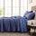 Navy-textured-striped-quilt-set-with-shams-Quilts-&-Comforters