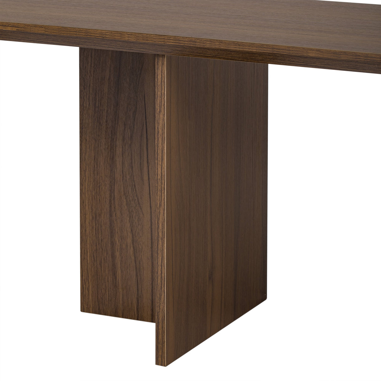 Mid-Century Modern 2-in-1 Extendable Walnut TV Stand