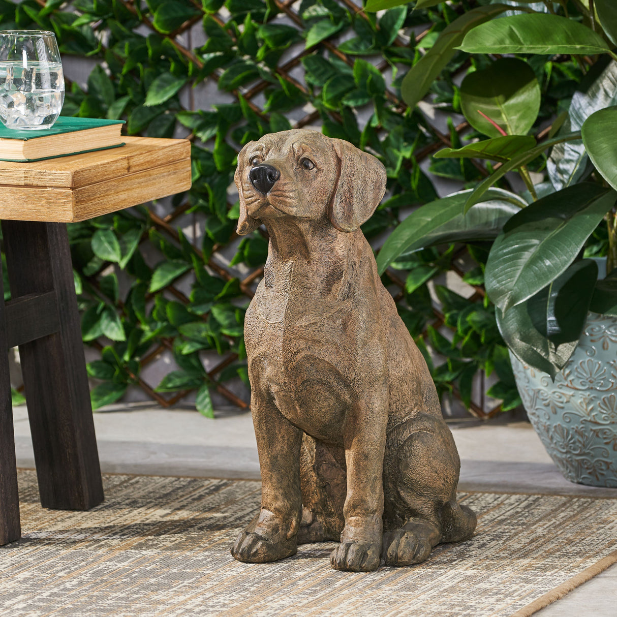 MGO Dog Decor, Outdoor Dog Statue