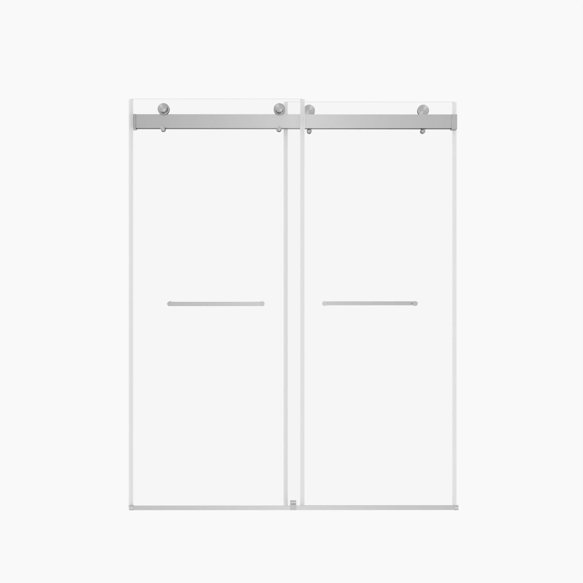 Frameless Sliding Glass Shower Doors 56-60" Width x 76" Height