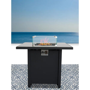 Powdercoated Fire Pit With Top