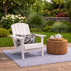 4 Pack Outdoor Lumbar Pillows with Inserts