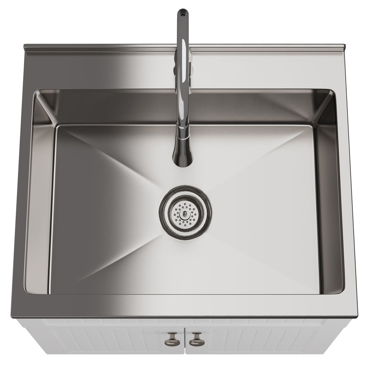 Beckham - Laundry Cabinet & Faucet And Stainless Steel Sink