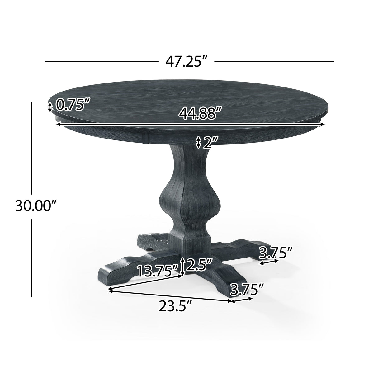 Round Dining Table (2 Boxs)