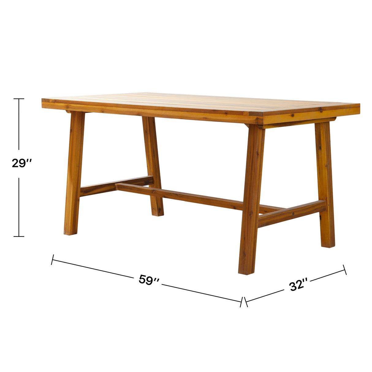 Miami outdoor patio picnic dining table