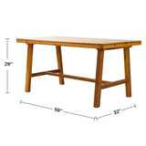 Miami outdoor patio picnic dining table