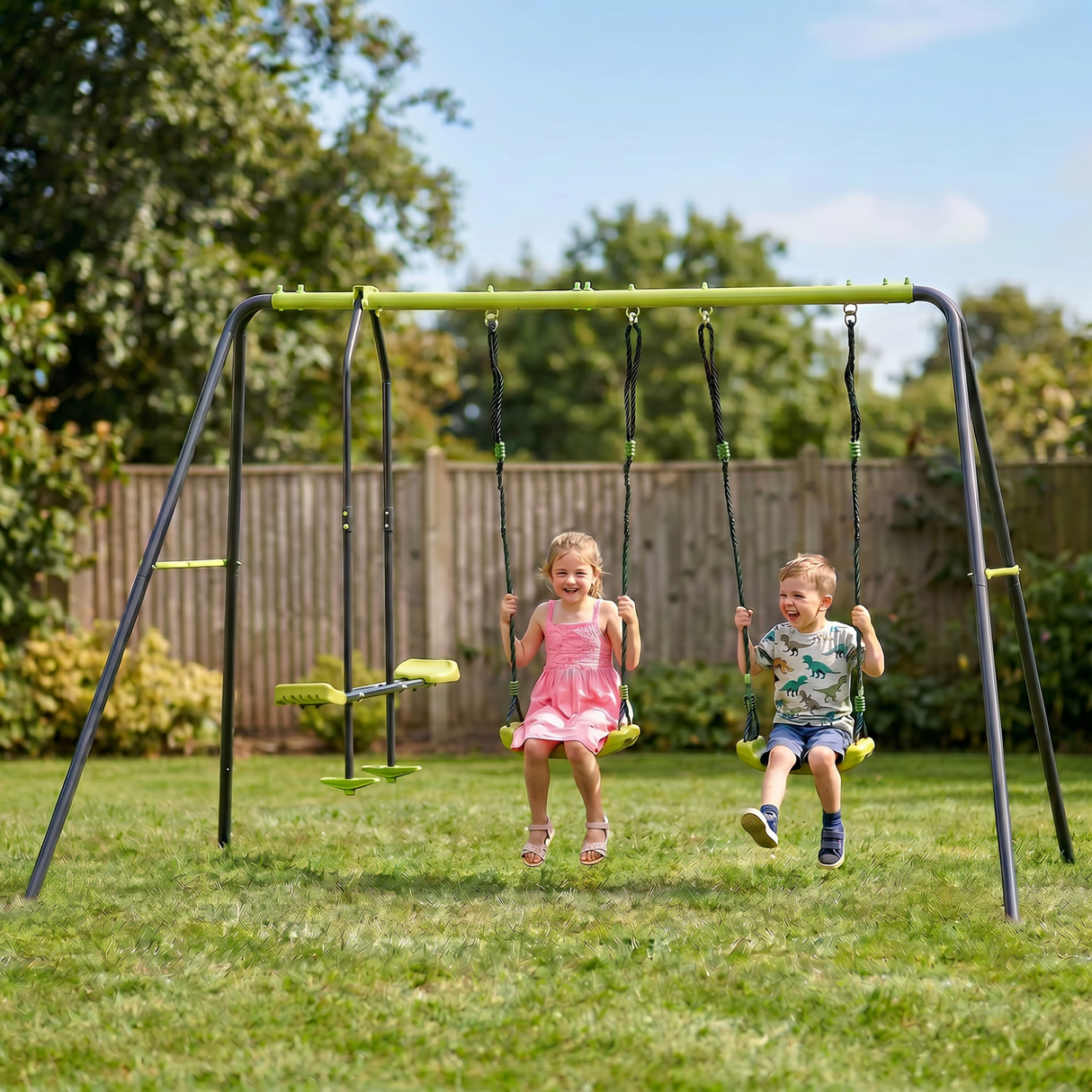 XNS081 Lime Swing Set