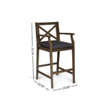 Perla outdoor barstool set of 2