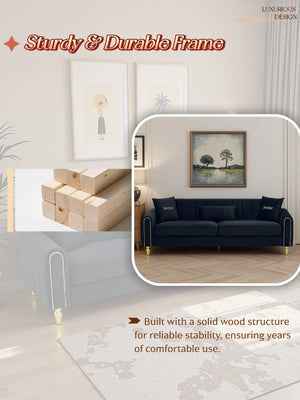 Modern 3-Seater Sofa Couch for Living Room