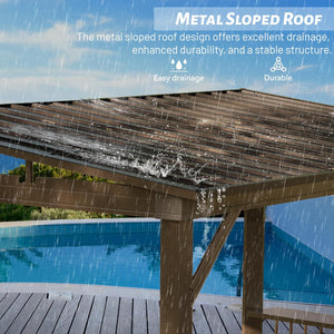 6.5x12FT Hardtop Grill Gazebo