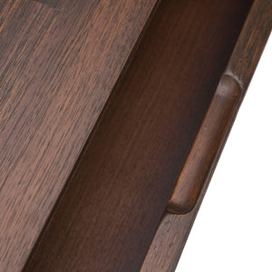 Lowry - Desk - Distressed Charcoal Brown