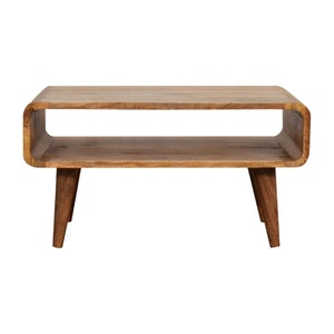 Solid Wood Open Media Unit