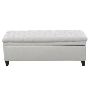 Juliana Storage Ottoman With Birch Legs