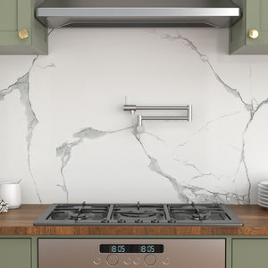 Modern Design Pot Filler Faucet Wall Mount Kitchen Sink, Folding Stretchable