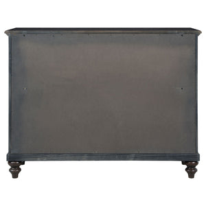 Andover 8-drawer Dresser Cabinet Dark Oak