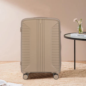 Gigatech 3-Piece PP Spinner Wheel Luggage Set (Champagne)