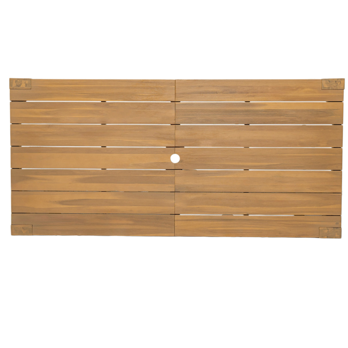 TREXM 7-Piece Patio Dining Table Set for 6,Outdoor Furniture Sets with 72.8'Rectangle Table,Patio Table and Chairs Set with Removable Cushions for Backyard,Garden,Poolside(Light Teak+Beige Cushion)