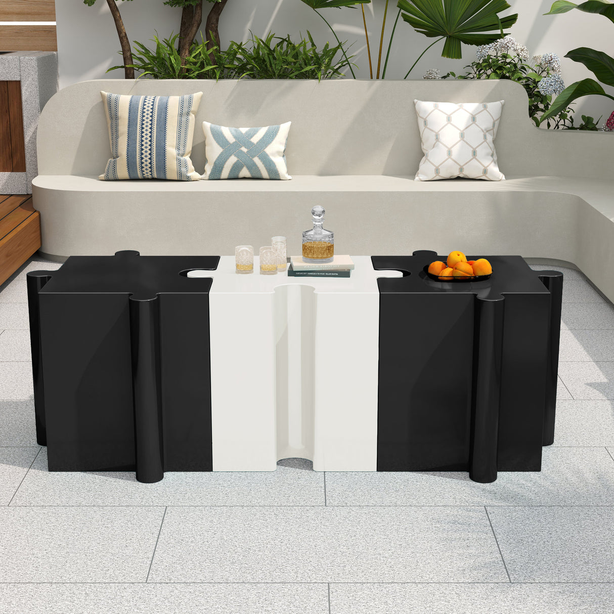 Puzzle Art Side Table