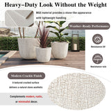 U_STYLE Lightweight MGO Planter Set of 3