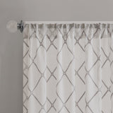 Diamond sheer window curtain panel (only 1 pc panel)