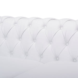 Chesterfield Style 3 Seater Sofa With Deep Button Tufting