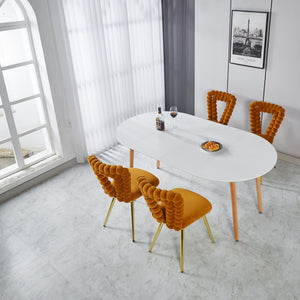 Extensible Table, Dining Table, Office Table, Coffee Table Metal Leg
