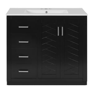 Bathroom Vanity With Sink Combo, Storage Cabinet
