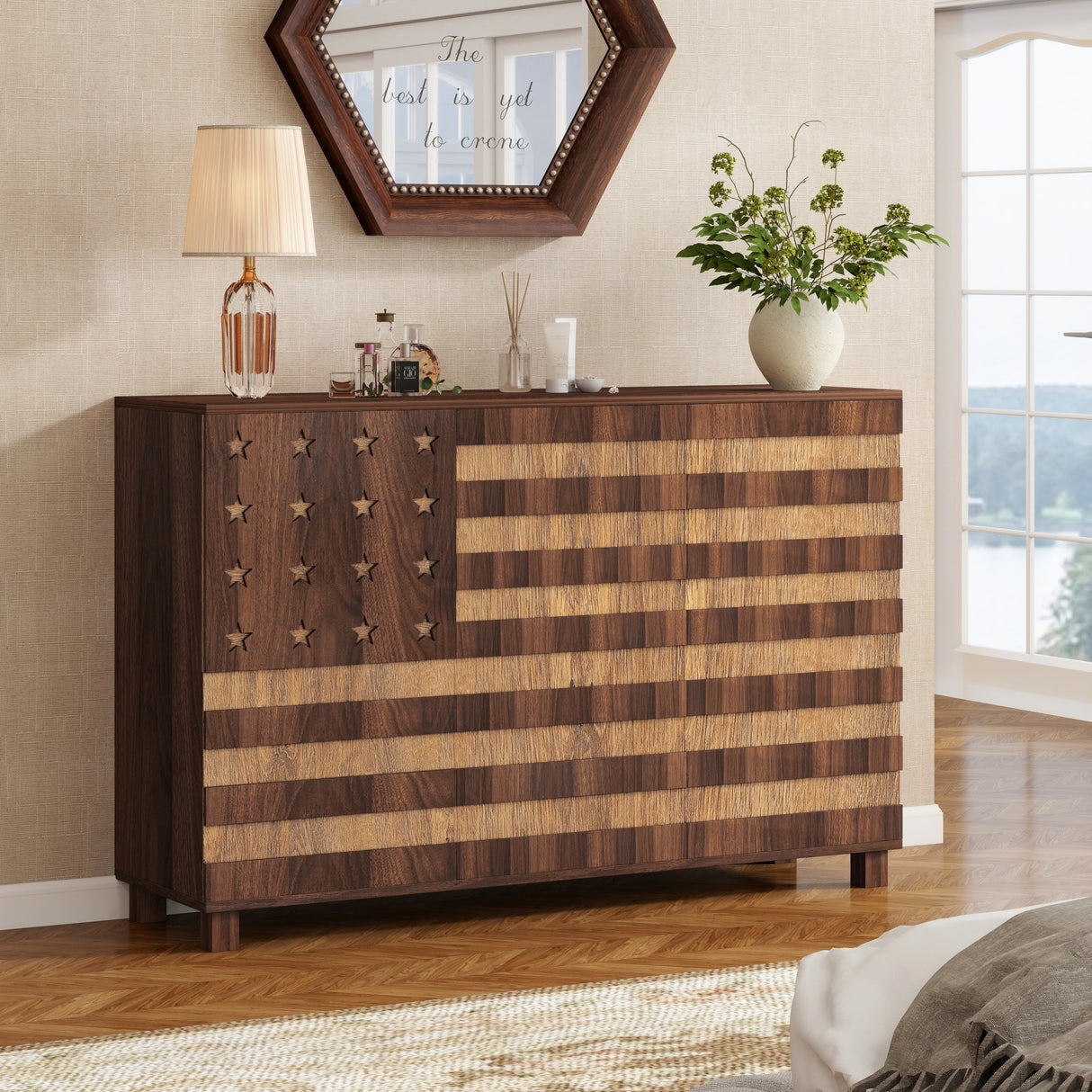 55' Buffet Sideboard Cabinet with Storage