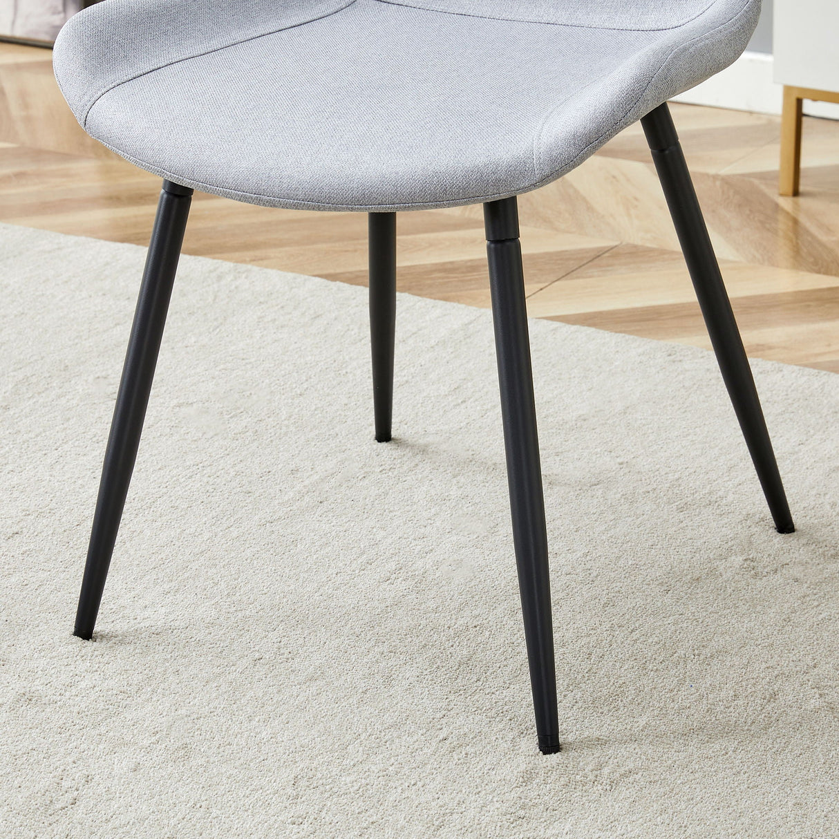Modern Medieval Style Restaurant Cushioned Chairs With Suede Backrests