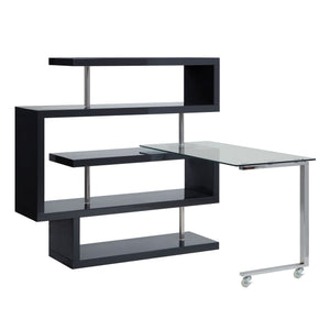 Buck II - Writing Desk With Bookshelf