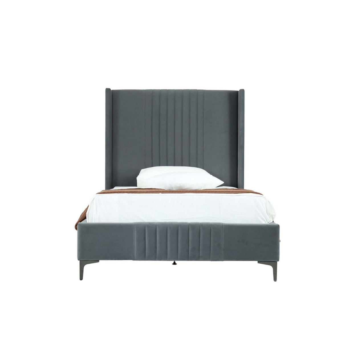Promenade - Bed With Upholstered Headboard And Slats